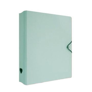 珠友Chuyu4孔D型夾集卡冊(有洞)/A4/綠/PC-30079-02/320x275x55mm