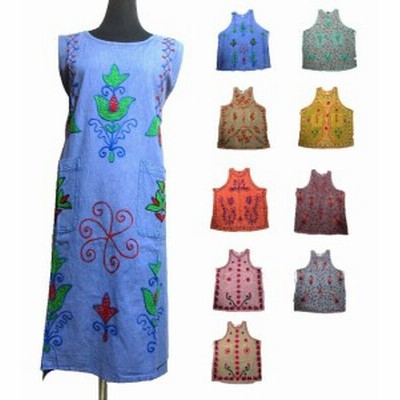 刺繍エスニックワンピースaラインエスニック衣料エスニックアジアンファッション 通販 Lineポイント最大get Lineショッピング