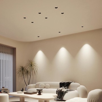 免運 開立發票 初識照明 小山丘射燈無邊框開孔55mm防眩客廳全光譜滿天星天花燈 快速出貨