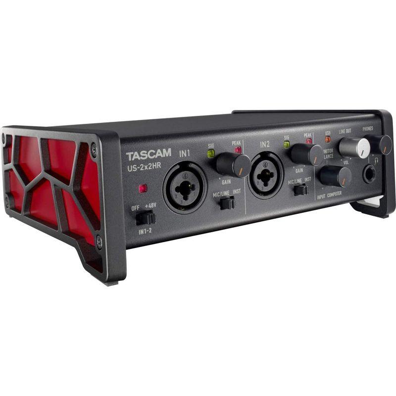 TASCAM(タスカム) US-2X2HR 2Mic, 2IN 2OUT 24bit 192kHzハイレゾ USBオーディオ MIDIインタ