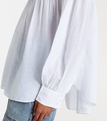 Marant Etoile Elodia embroidered cotton-blend blouse