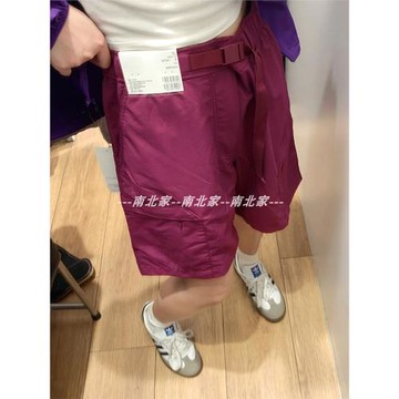 南北家 尼龍休閑工裝短褲夏男女S463870戶外防潑水五分褲S455505