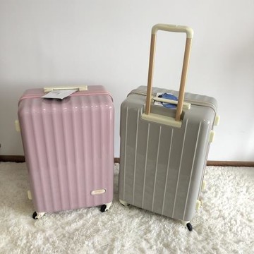 雙封閉出口大容量耐摔26寸萬向輪拉桿行李登機箱20寸