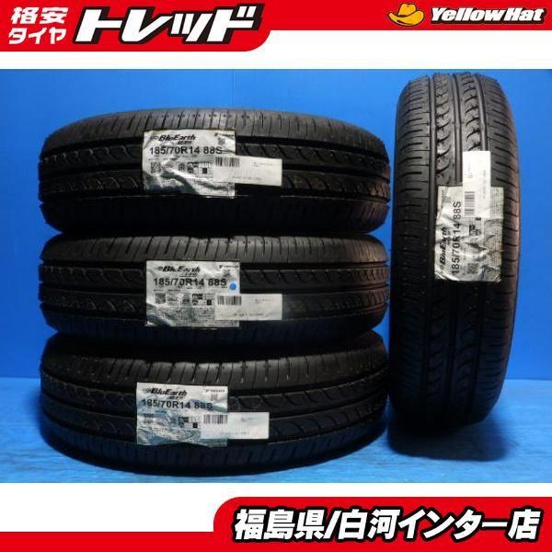 185/70r14 YOKOHAMA 夏　４本　タイヤ