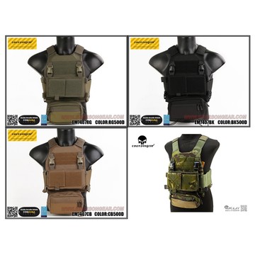 【酷愛】愛默生 FCS風格+MK胸掛套裝 戰術背心EmersonGear EM7407 裝備 防護