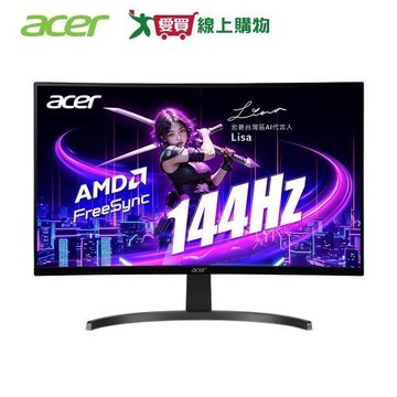 Acer 27型VA曲面電競螢幕 ED273 P0【愛買】