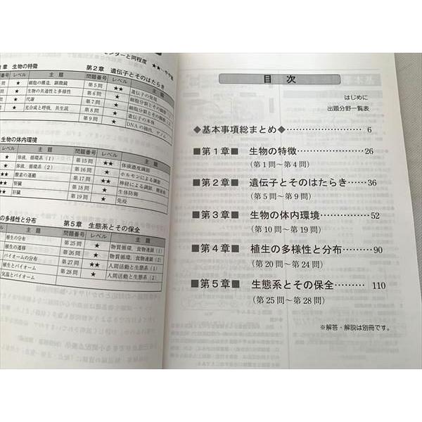 VE33-023 駿台文庫 センター試験 生物基礎 単元別問題集 解答解説 未使用品 2015 計2冊 10  S1B