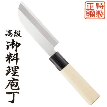 日本遠藤商事TKG業務用高級御料理去皮庖丁刀AKW0101(不鏽鋼刃長105mm;雙刃;木柄)廚房去皮刀剝皮刀刮皮小刀皮むき庖丁