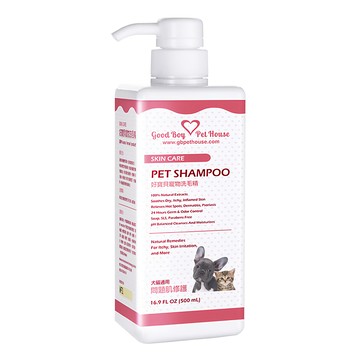 GBPH 好寶貝 問題肌修護草本植萃養護寵物洗毛精 犬貓通用 玫瑰莊園薄荷泡泡  500ml  1瓶