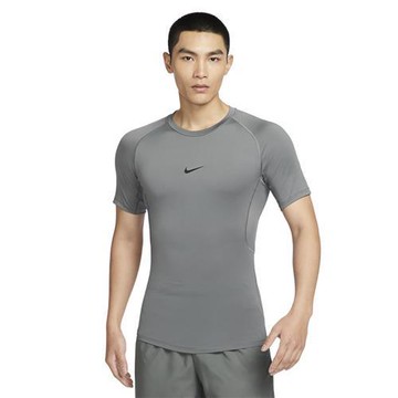 Nike Pro 緊身短袖上衣 男裝 排汗 健身 Dri-FIT 灰【運動世界】FB7933-084