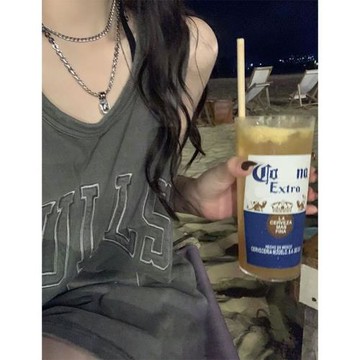 夏季大碼連衣裙2023新款女裝寬松胖mm顯瘦外穿吊帶無袖坎肩背心裙