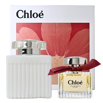 處女座生日快樂【CHLOE】Chloe’ 蔻依 LEau de Parfum Intense 玫瑰晨語禮盒-淡香精50ml+身體乳100ml