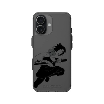 iPhone 17 Clear (相機按鈕) 酷墨灰 - 火影忍者 Naruto - 素描系列-Sasuke