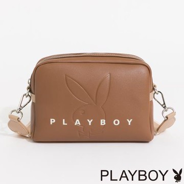PLAYBOY - 斜背包  Limelight系列 - 咖啡色