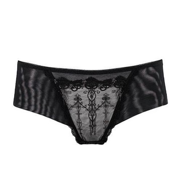 【法利諾 La Felino】銀星騰花平口褲 - 迷情黑【82120-99】