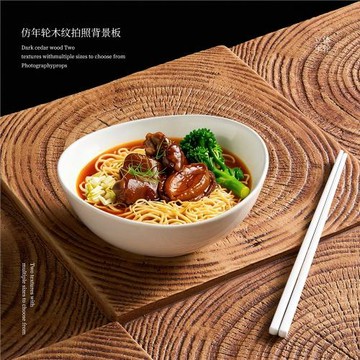 仿年輪木紋背景板立體高級感美食菜譜調料面拍攝道具拍照攝影背景