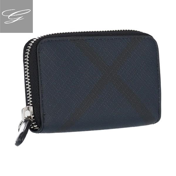 BURBERRY ネイビー コインケース バーバリー コインケース BURBERRY 小銭入れ メンズ TOBY NAVY
