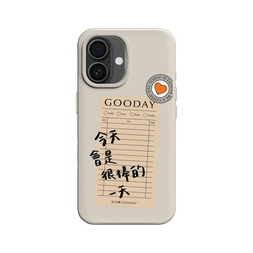 iPhone 16 SolidX 貝殼灰 - 好日曆 GOODAY (星期安有限公司) - 好日子筆記(黑字款)