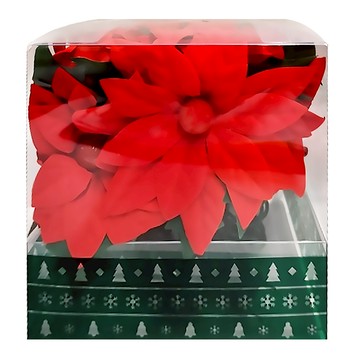 MODACore 摩達客 LED聖誕紅花珍珠燈串10燈 插電式 白光  250cm  1組