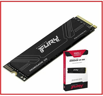 Kingston 金士頓 FURY Renegade G5 SFYR2S/1T0 1TB  PCIe 5.0 M.2 NVMe SSD