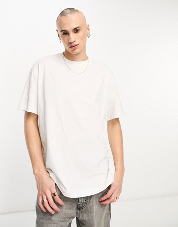 Weekday oversized t-shirt in white