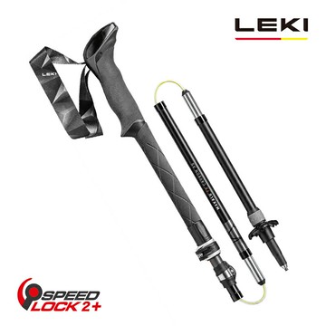 【露營趣】德國 LEKI 65220631 Makalu FX CARBON AS 碳纖維快扣折疊登山杖 鋁合金 DSS避震 折疊式 泡棉握把 加長手柄 手杖 健行杖 鎢鋼杖尖 登山 健走