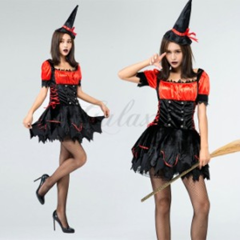 ハロウィン 魔女 デビル 小悪魔 魔法使い ウィッチ ワンピース メイド服 コスチューム コスプレ衣装 Ps3507 通販 Lineポイント最大1 0 Get Lineショッピング