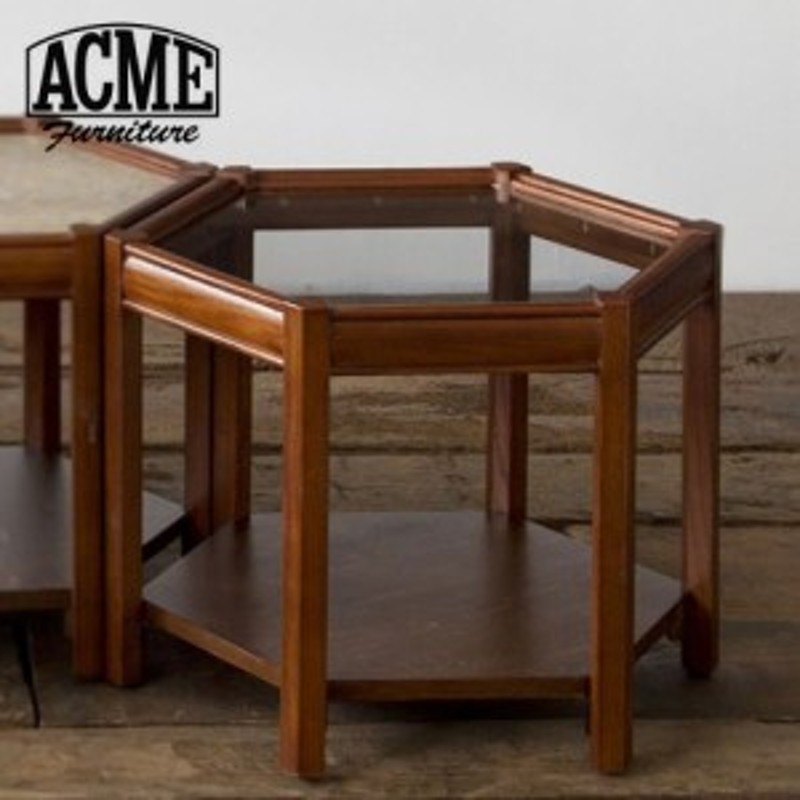 ACME Furniture アクメファニチャー BROOKS HEXAGONTABLE クリア