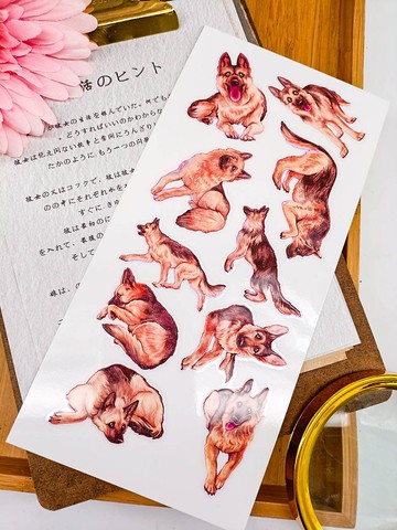 5K070-32_五口美-乾式轉印貼紙_ I am pretty Transfer Sticke