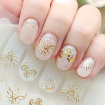 【Lunacaca凝膠指甲貼】C01057 白羊座 輕鬆拆除|不傷真甲