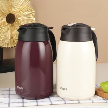 虎牌保溫壺1.6升家用辦公304不銹鋼大容量PWM-A16C高檔簡約熱水瓶