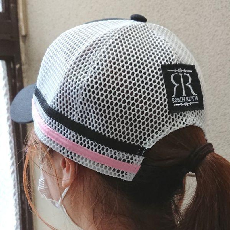 ロビン・ルス×ハローキティ「JAPAN CAP／メッシュライン」 (Robin Ruth