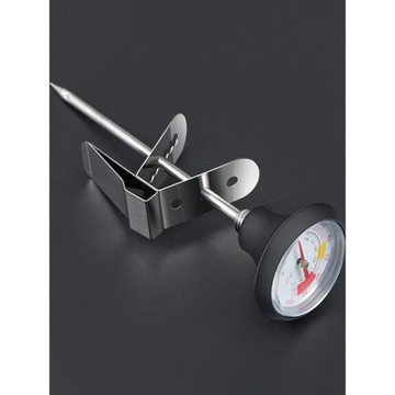 手沖咖啡溫度計咖啡壺配套牛奶拉花缸可夾式不銹鋼指針探針溫度表