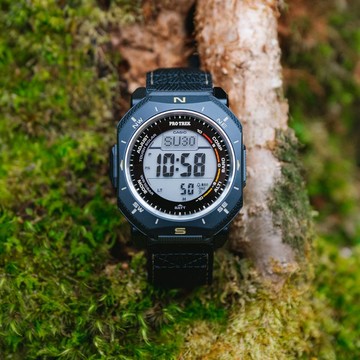 【CASIO 卡西歐】PRO TREK 堅固耐用 戶外冒險 太陽能電子錶款 黑 PRG-69B-1_46.4mm