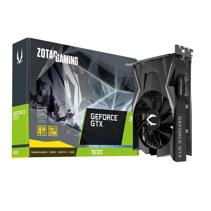 ZOTAC GAMING GeForce GTX 1630 グラフィックスカード 4GB GDDR6 ZT ...