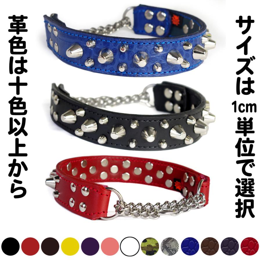 セールSALE☆ ３ｃｍ幅大型犬ハーフチョーク 犬用品