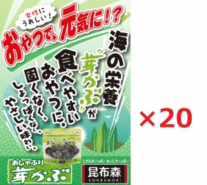 昆布森 おしゃぶりめかぶ 95g×20袋 めかぶ塩味 塩分補給　熱中症対策 予防