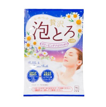 COW 牛乳石鹼 奢侈泡泡入浴劑 藍-洋甘菊香 30g/包 日本製 濃密泡泡 泡泡浴＊夏日微風＊｜雙12嘉年華⚡專櫃 美妝 香氛 保養 禮享保養