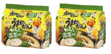 うまかっちゃん 博多からし高菜風味　九州の味ラーメン　５食パック２　計１０食セット