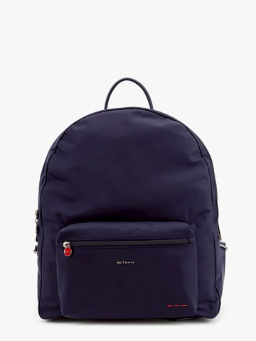 Nylon backpack with metal logo on the bottom - KITON CIRO PAONE - gender_Man