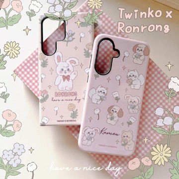 Twinko💗[CA2081]三星賣場 趙露思最愛兔茸茸聯名4.0-綠野仙蹤&午後花園全系列/二合一菲林殼防摔殼/三星殼