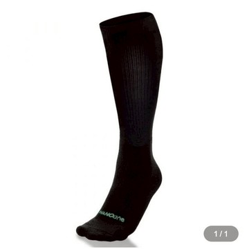 26A302_負離子包趾壓力襪/黑(大.小)