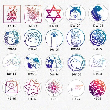 火漆蠟專用 手帳動物系列銅蓋印章頭 (2.5cm)(3cm) 封蠟印章 火漆章 手柄需另外加購【BlueCat】【RC4035】