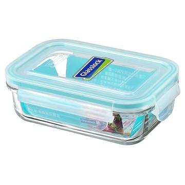 Glasslock 強化玻璃微波保鮮盒 長方形 400ml  單件  1個