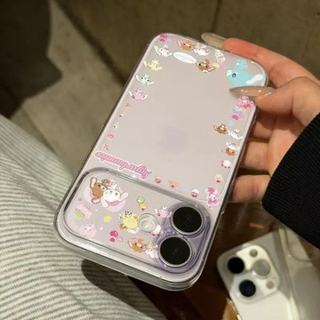 秒變17大視窗玉桂狗適用蘋果17promax手機殼iPhone16pro磨砂15女14
