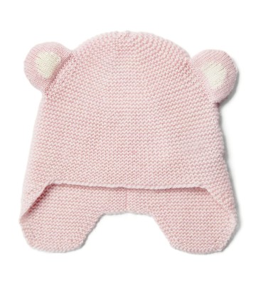 Trotters Wool-Blend Bear-Ear Hat