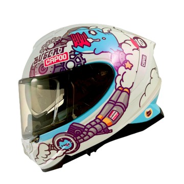 Nikko N806 / N-806 安全帽 急速咖波 聯名款 炫彩特別款 浮動式鏡座 全罩 排扣 內藏墨鏡