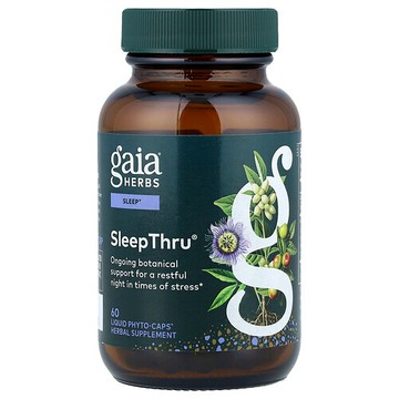 Gaia Herbs, SleepThru®，60 粒液體 Phyto-Caps® 膠囊
