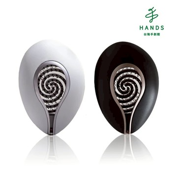 【uffy 無非研製所】遠紅外線打結掰掰梳-木槿紫/玄黑(頭皮按摩刷 隨行梳)｜台隆手創館