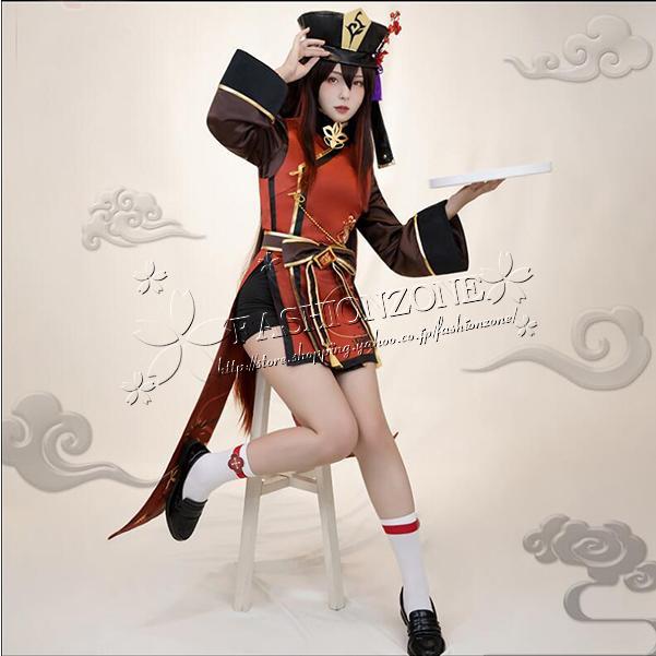 原神 げんしん genshin 風 胡桃 コスプレ 衣装 ウィッグ 靴 cosplay